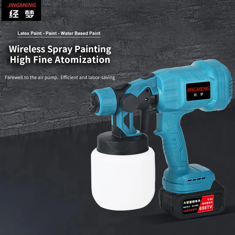 SprayMaster 800 – Cordless Electric Paint Sprayer for Precision Coating